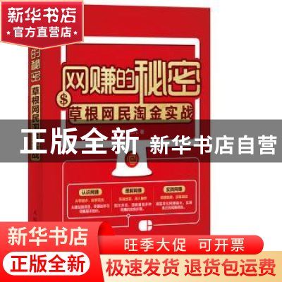 正版 网赚的秘密:草根网民淘金实战 羽度非凡 人民邮电出版社 978