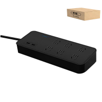 杰储(GCHUL) CPP100 6插位 2500W 3米 接线板 (计价单位:个) 黑色