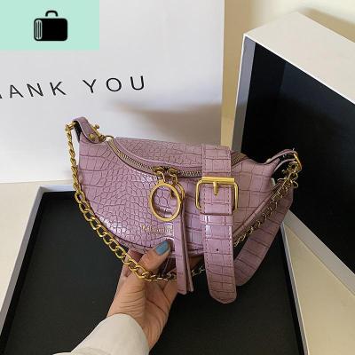 今年流行的包包新款2020女网红洋气质感胸包斜挎包百搭单肩腋下包NEW LAKE女士单肩包