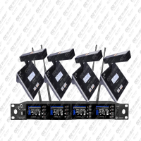 麦克风会议无线一拖四方管(一台主机4个话筒/V-990/套