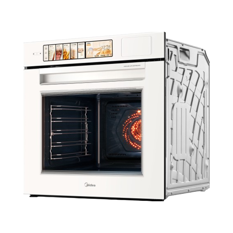 美的[AI语音交互]78L大容量灵眸嵌入式蒸烤箱一体机E7 温湿双控纯平全嵌 AI智慧蒸烤炸炖4合1体S70E7
