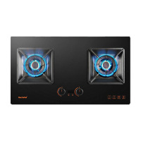 Haotaitai好太太燃气灶JZY-X402 4.8kW大火力双定时烟灶联动换灶不开孔保洁炉头大尺寸聚能锅支架液化气