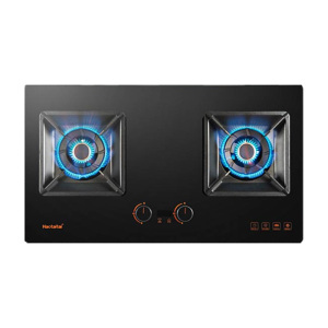 Haotaitai家用燃气灶JZY-X402 4.8kW大火力左右双定时可调底壳换灶不开孔保洁炉头大尺寸聚能锅支架液化气