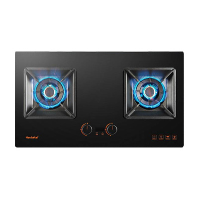 Haotaitai好太太燃气灶JZY-X402 4.8kW大火力双定时烟灶联动换灶不开孔保洁炉头大尺寸聚能锅支架液化气