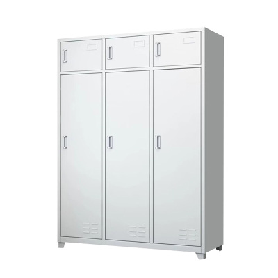 汉诺鑫威钢制衣柜存储柜三门内务柜