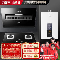 万家乐油烟机灶具热水器套餐 AL031+LAY3+13YP1/TP1 18立方大吸力 4.5kw猛火灶 天然气13升