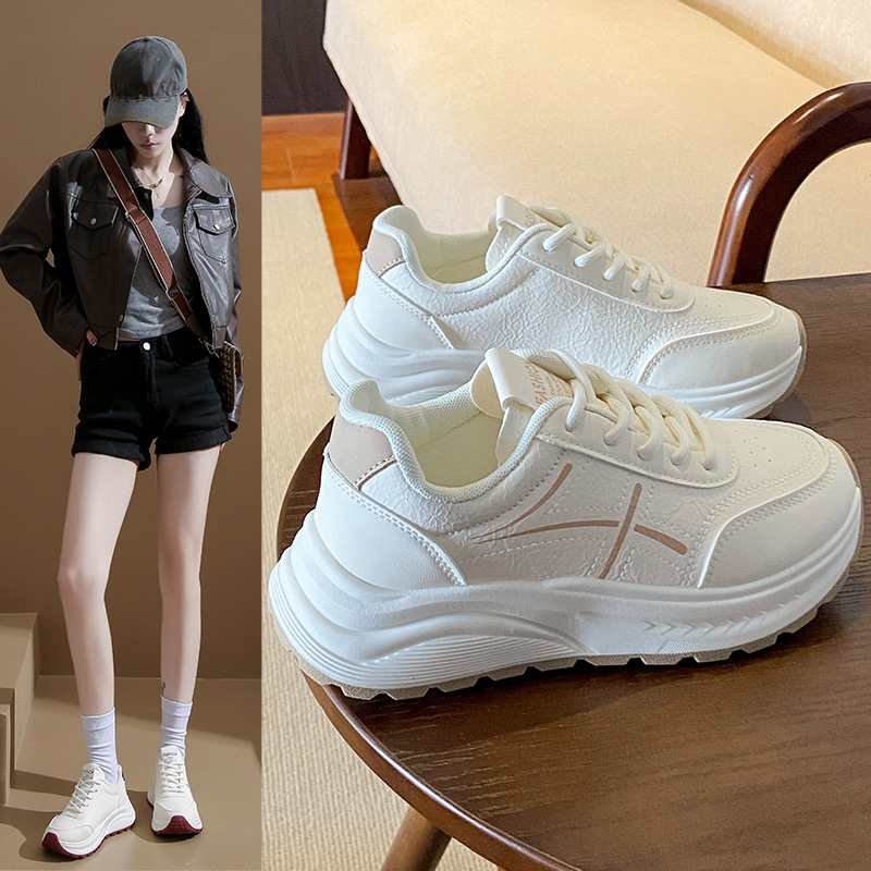 ins韩版新款老爹鞋女秋季跑步休闲鞋厚底增高鞋