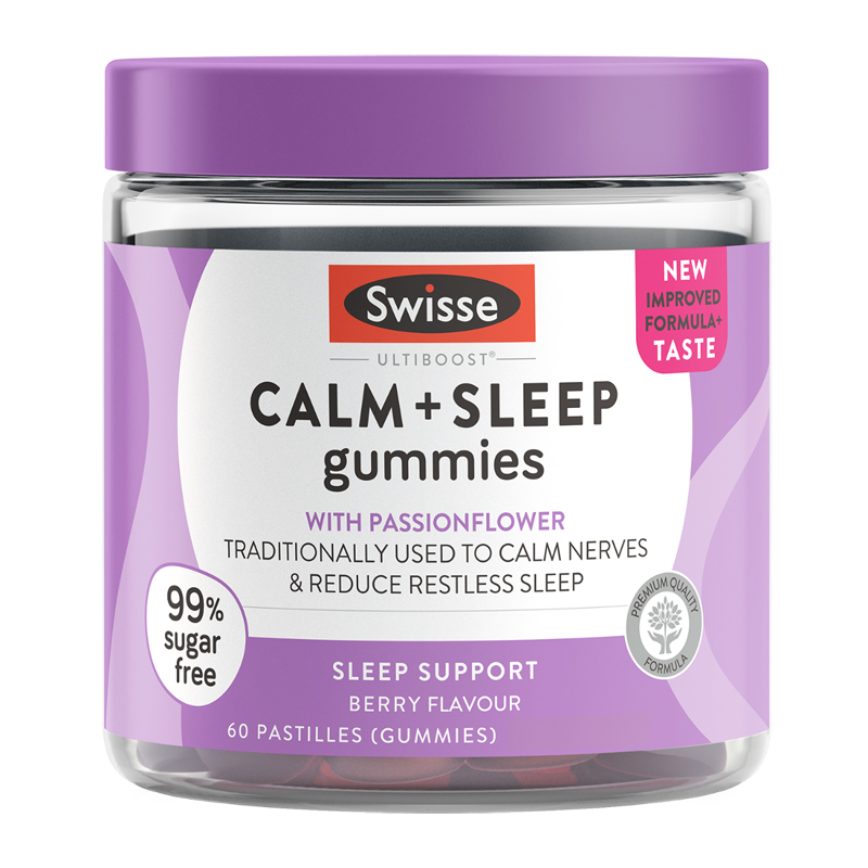 Swisse 镇静安眠软糖 60粒 1瓶装 sleep植物精华安睡压力失眠无褪黑素 澳洲进口