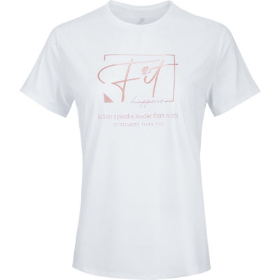 特步短袖T恤女2021夏季新款白色休闲透气针织运动短T979228010362