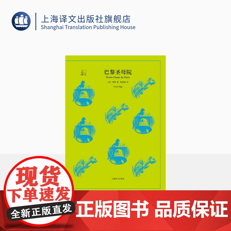 巴黎圣母院 雨果著 管震湖译 译文40 世界名著文学 法国文豪维克多·雨果第一部引起轰动效应的浪漫派小说 上海译文出版社