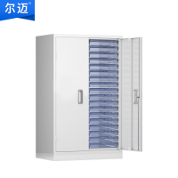尔迈 A4文件柜A4纸柜效率柜抽屉式文件柜档案归类整理柜单据资料存储柜铁皮柜零件柜 小36抽 带门