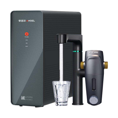 安吉尔净水器家用直饮机 RO反渗透净饮机魔方Mini Pro+前置净水两件套
