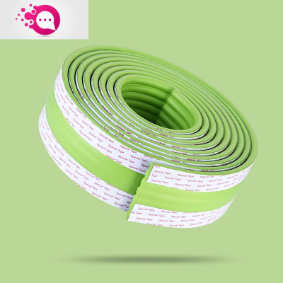 敬平儿童防撞条加厚加宽婴儿防护墙角宝宝防撞墙贴软包家用桌边防磕碰森林绿（免贴胶）5米高品质防撞条