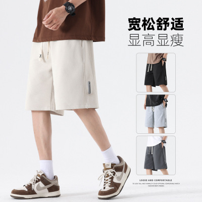 男装夏季新款美式潮牌工装短裤宽松大码休闲男士运动百搭五分裤子