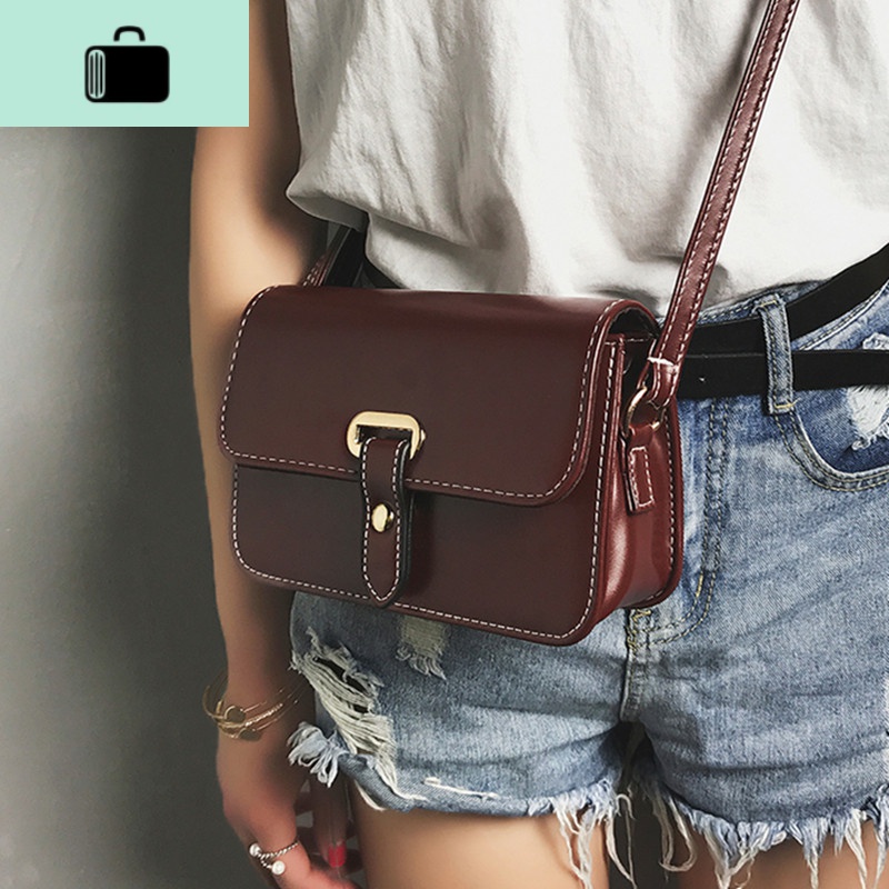 夏季2020新款时尚韩国小方包百搭小包包简约女包复古单肩包斜挎包NEW LAKE女斜挎包