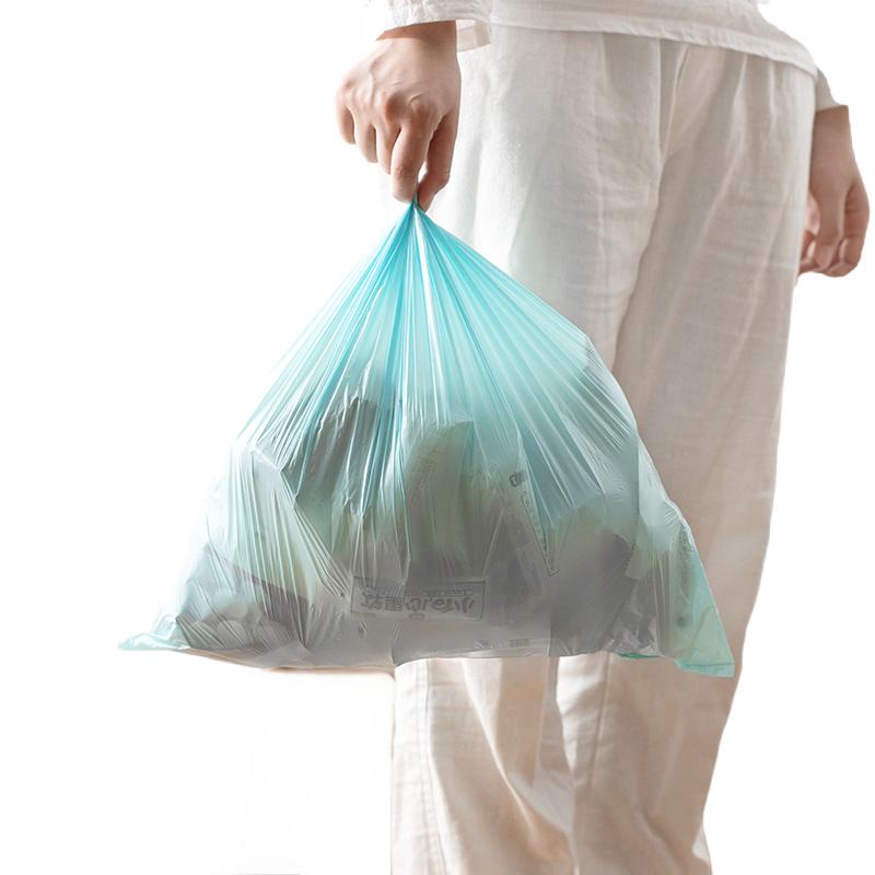 茶花 实色垃圾袋2卷装-M50 45cm*50cm*100只/套