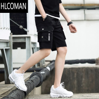 HLCOMAN夏季薄款外穿工装短裤男士潮牌宽松休闲ins潮流速干五分裤中裤子