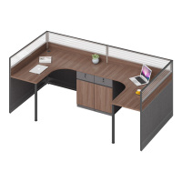 科朔 办公桌职员桌 员工桌 板式屏风办公桌 两人位KS-06L3009