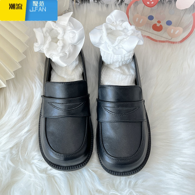 聚范正统基础款制服鞋校供感鞋jk鞋子低跟学院风日系圆头小皮鞋女