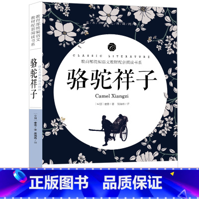[正版]赠考点练习册/骆驼祥子老舍的书无删减完整版经典人民文学素养提升书籍青少年课外书初中生七年级下册阅读开明出版社