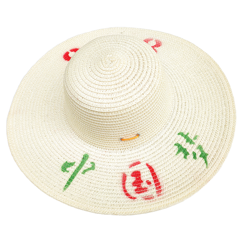 兰雅昀 中国梦遮阳草帽 42cm 顶