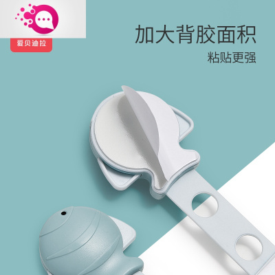 敬平儿童锁扣抽屉锁安全婴儿防开防夹手宝宝推拉门冰箱防护柜子柜门锁明洛灰5只对+6只可调节长锁-儿童安全锁