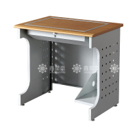 鑫星奈XXN4012434 隐藏式翻转电脑桌培训桌教室机房多媒体学习桌办公桌D款单人位