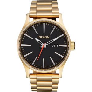 Nixon尼克松 Sentry SS男子不锈钢经典简约石英表防水欧美手表