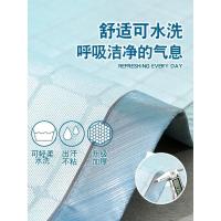 美帮汇冰丝凉席可水洗折叠1.8m床三件套夏季席子1.5米1.2单人宿舍