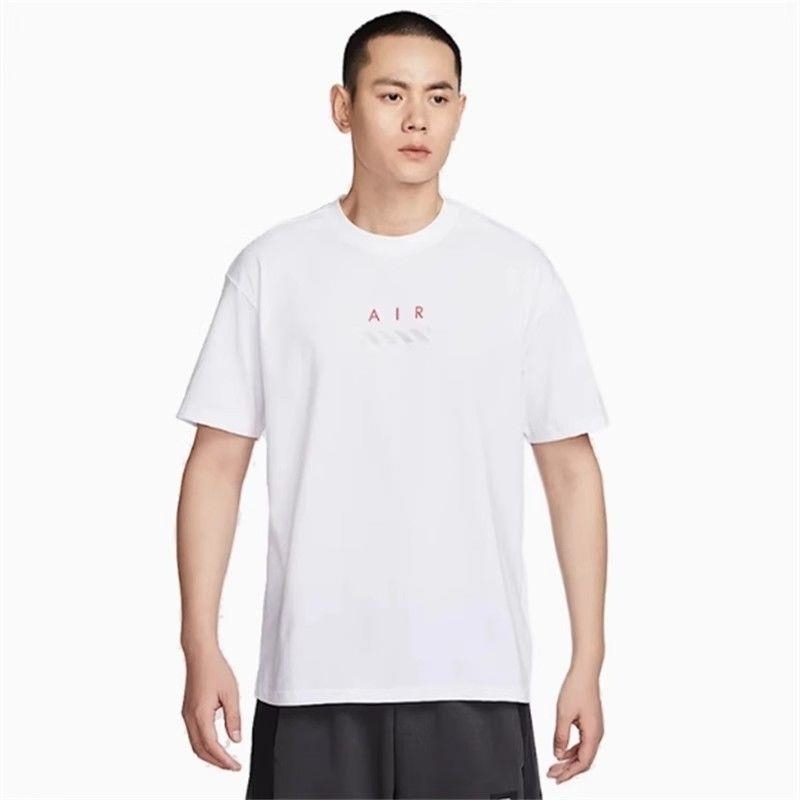 NIKE耐克短袖T恤运动休闲舒适透气针织圆领男装HJ0581-100 C