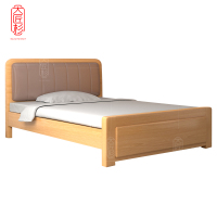 大匠杉 实木床软包床1.5m DC053150