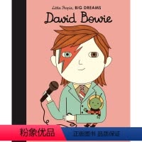[正版]小男孩,大梦想:大卫·鲍威 David Bowie 英文原版 绘本 精装大开本 名人传记 Li