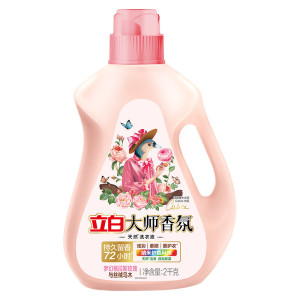 立白大师香氛洗衣液乌木玫瑰4斤瓶装 持久留香72h 纳米护色