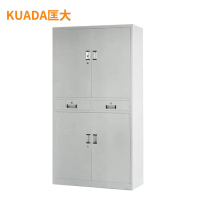 匡大文件柜铁中二斗文件柜铁皮柜办公文件资料储存柜钢制铁中二斗文件柜KDT373