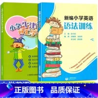 2册]新编小学英语语法训练+小学英语词汇学习手册 小学通用 [正版]新编小学英语语法训练小学生高年级英语语法练习题小升初