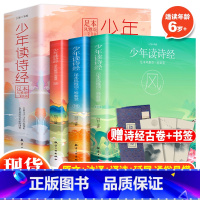 [正版] 少年读诗经全套3册足本风雅颂三卷套装中小学生青少年课外阅读书 国学经典诵读诗经国风新注 传统文化经典国学 现代