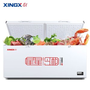 星星(XINGX)BD/BC-718GD厨房商用保鲜设备卧式冷柜单温冷藏冷冻转换家用大容量-35℃深冷速冻超市丸子雪糕柜