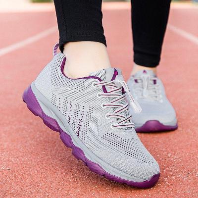 老人鞋女春秋新款防滑软底妈妈运动鞋舒适老人鞋跑中老年健步鞋