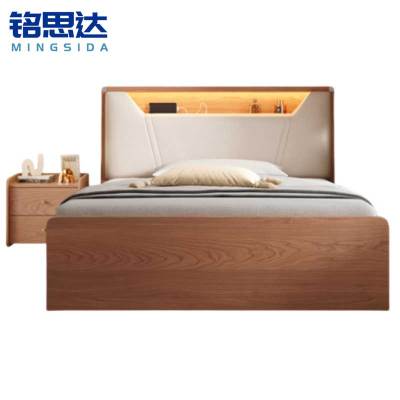 铭思达1.2米单人床床+床头柜套