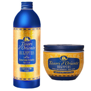 意大利进口东方宝石沐浴露香水沐浴露 埃及艳后沐浴露500ml+埃及艳后身体乳300ml