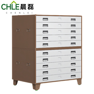 晨磊 图纸存放柜 二节100*70*120cm(1号) 台