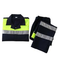 路安保高可视警示纯棉工作服春秋款套