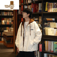YANXU日系假冲锋衣外套男港风潮牌宽松休闲外穿情侣装秋装工装夹克