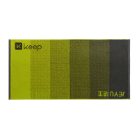 洁玉 KEEP联名款-进阶时刻7A级抗菌纯棉浴巾单条袋装 J5906B 续航绿