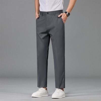 夏季冰丝九分休闲裤男士韩版潮流时尚百搭运动长裤2026春夏季薄款
