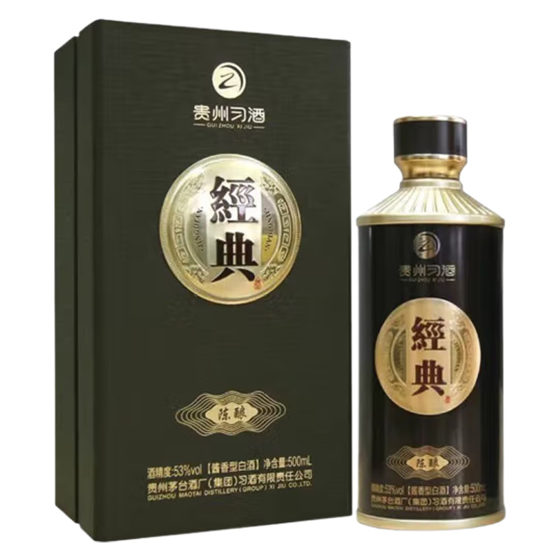 贵州习酒白酒500ml余韵悠长甘冽爽口经典陈酿款43430-1