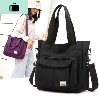 布包包女2020新款潮便大容量尼龙布手提包休闲百搭防水单肩斜挎包NEW LAKE女斜挎包