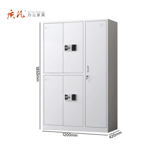质凡 办公家具 五门保密柜五门文件柜国保密码锁/ZF-BMG118/1200*420*1850mm