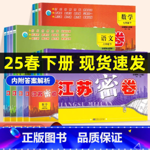 [5本]语数英物化 江苏版 九年级下 [正版]2025春新版江苏密卷七八九年级上下册语文数学英语物理化学全国译林人教苏教