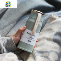 简约文艺保温杯女士ins原宿风男学生水杯便携小清新创意潮流杯子 FENGHOU 墨蓝--310ml